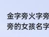 金字旁火字旁的女孩名字 金字旁火字旁的女孩名字有哪些