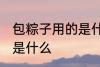 包粽子用的是什么叶子 包粽子的叶子是什么