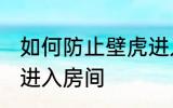 如何防止壁虎进入房间 怎么防止壁虎进入房间