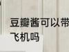 豆瓣酱可以带上飞机吗 豆瓣酱能带上飞机吗