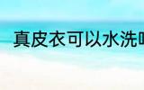 真皮衣可以水洗吗 真皮皮能水洗吗