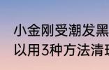 小金刚受潮发黑怎么办 小金刚发黑可以用3种方法清理