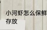 小河虾怎么保鲜好一点 河虾怎么保鲜存放